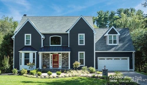 exterior of home showing ascend cladding