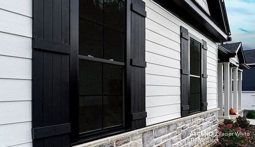 black and white ascend cladding