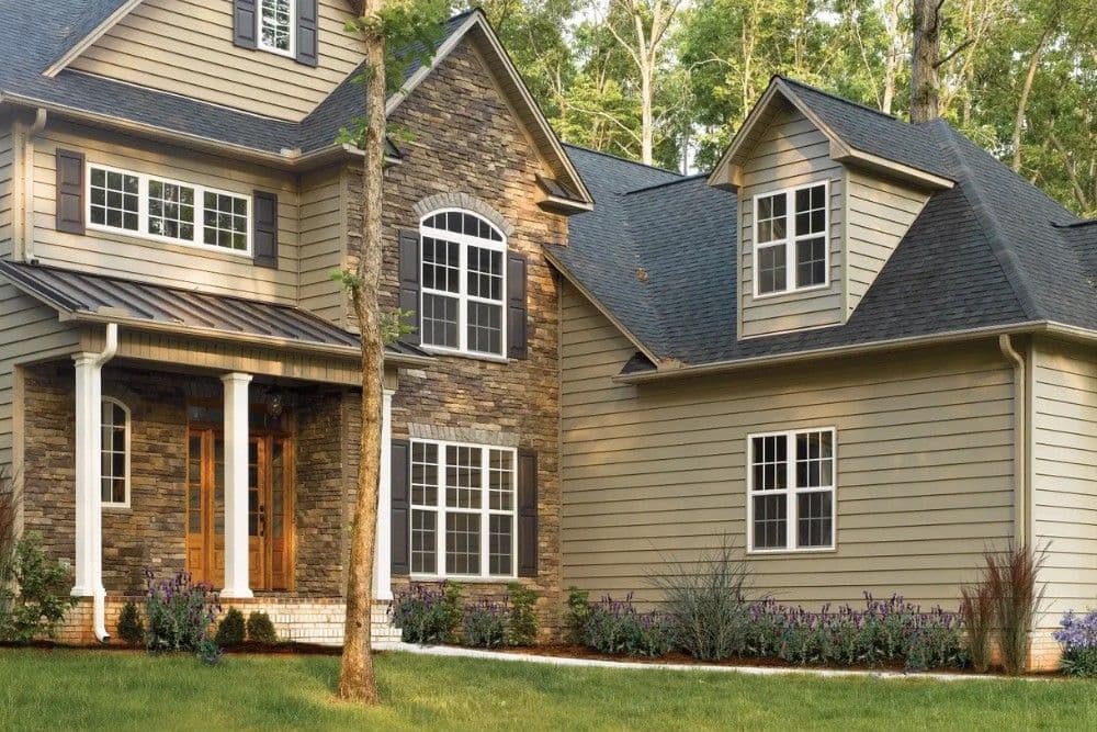 Beautiful home with new siding.