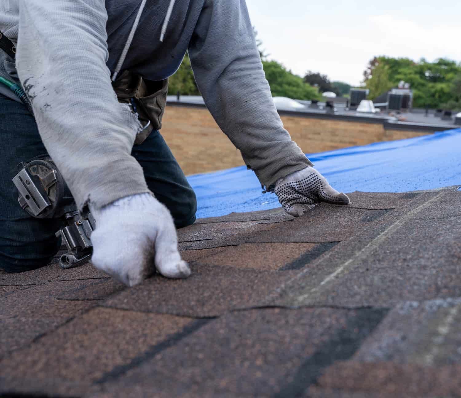 Laying Down Roofing
